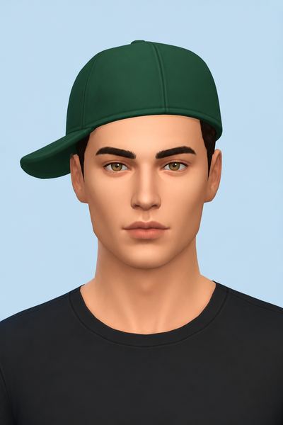 Crooked Cap Recolors custom content (CC) for Sims 4 by khadijah551