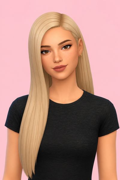 Petras Hair custom content (CC) for Sims 4 by aharris00britney