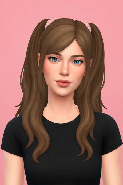 Yoko Hair custom content (CC) for Sims 4 by aharris00britney