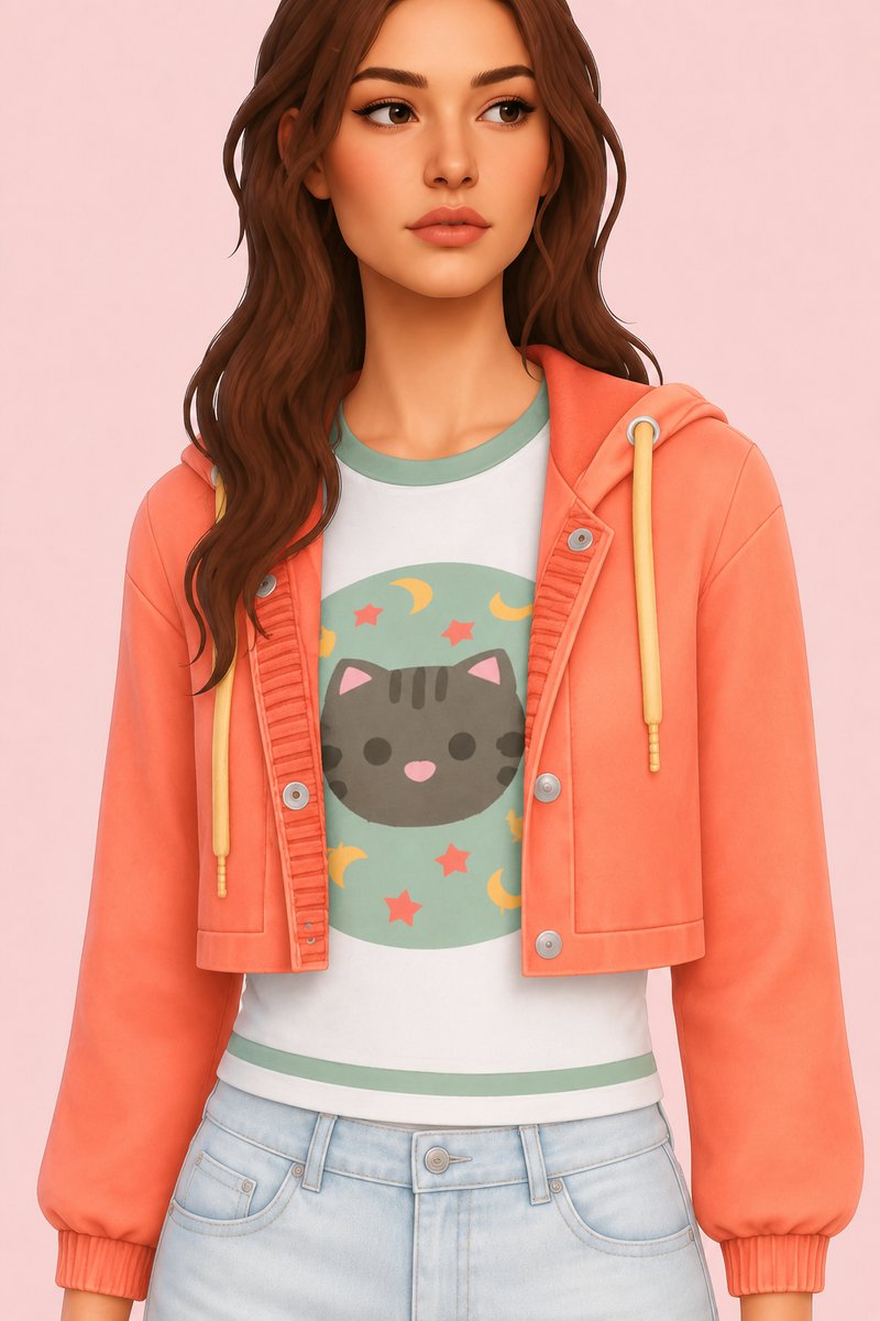 Pluto Cropped Jacket custom content (CC) for Sims 4 by trillyke