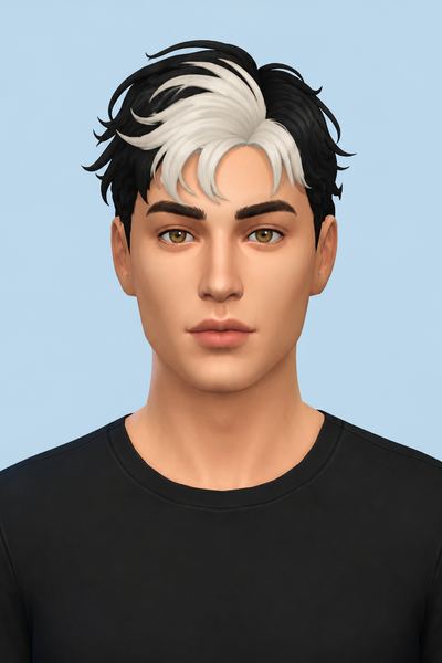 Jason Hair Todd Hair Overlay custom content (CC) for Sims 4 by jo_se_oh