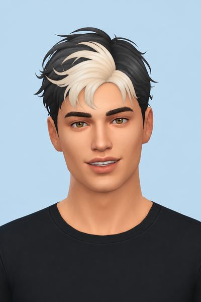 Jason Hair Todd custom content (CC) for Sims 4 by jo_se_oh