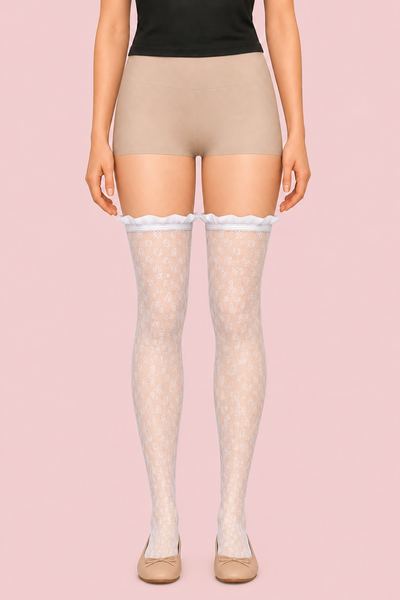 Angel Eyes Frilly Lace Socks custom content (CC) for Sims 4 by trillyke