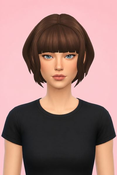 Kara hair custom content (CC) for Sims 4 by simkatu