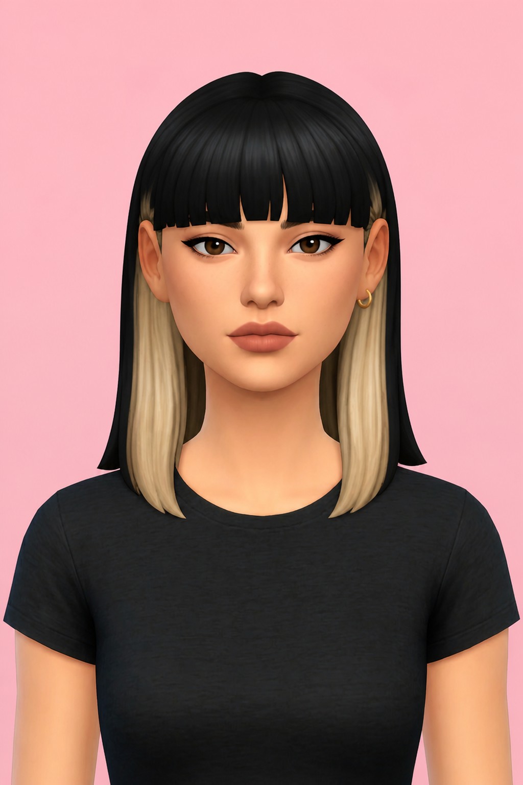 Lisa Hair custom content (CC) for Sims 4 by marso