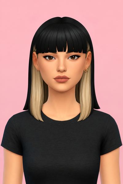 Lisa Hair custom content (CC) for Sims 4 by marso