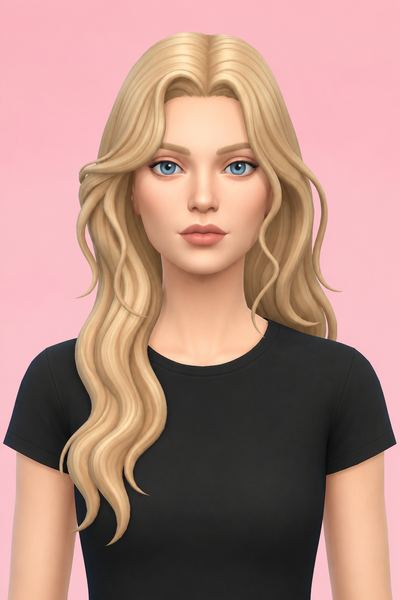 Paris Hair custom content (CC) for Sims 4 by aharris00britney