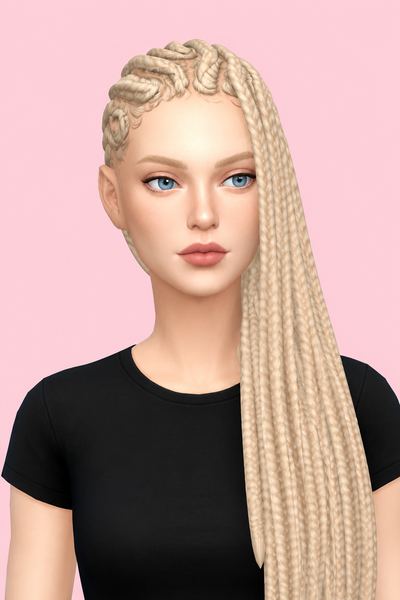 CLERMONT HAIRSTYLE custom content (CC) for Sims 4 by BadddieSims