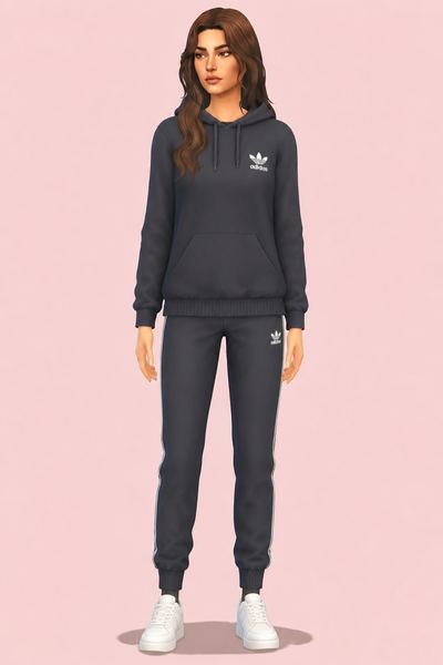 Jogging Suit custom content (CC) for Sims 4 by gorillax3