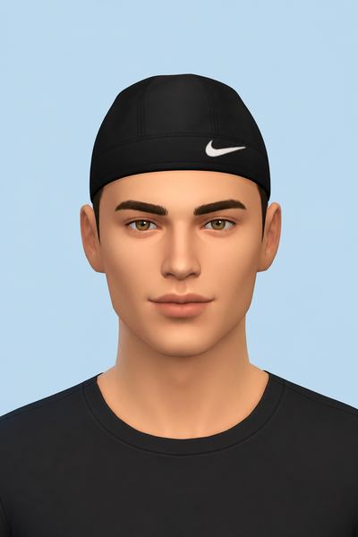 Nike Skull Cap custom content (CC) for Sims 4 by khadijah551