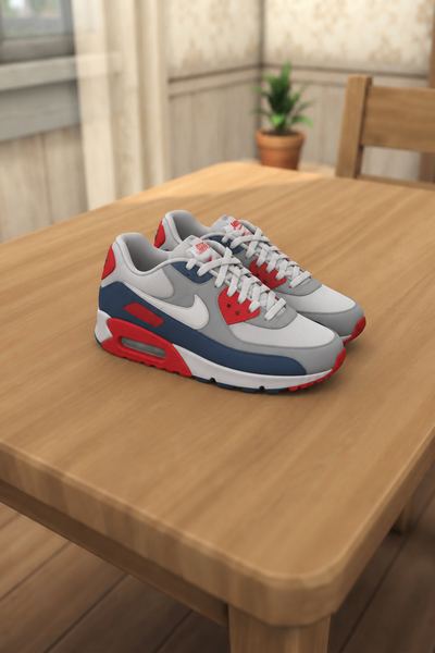 Air Max 90 Sneakers Deco custom content (CC) for Sims 4 by u16475811