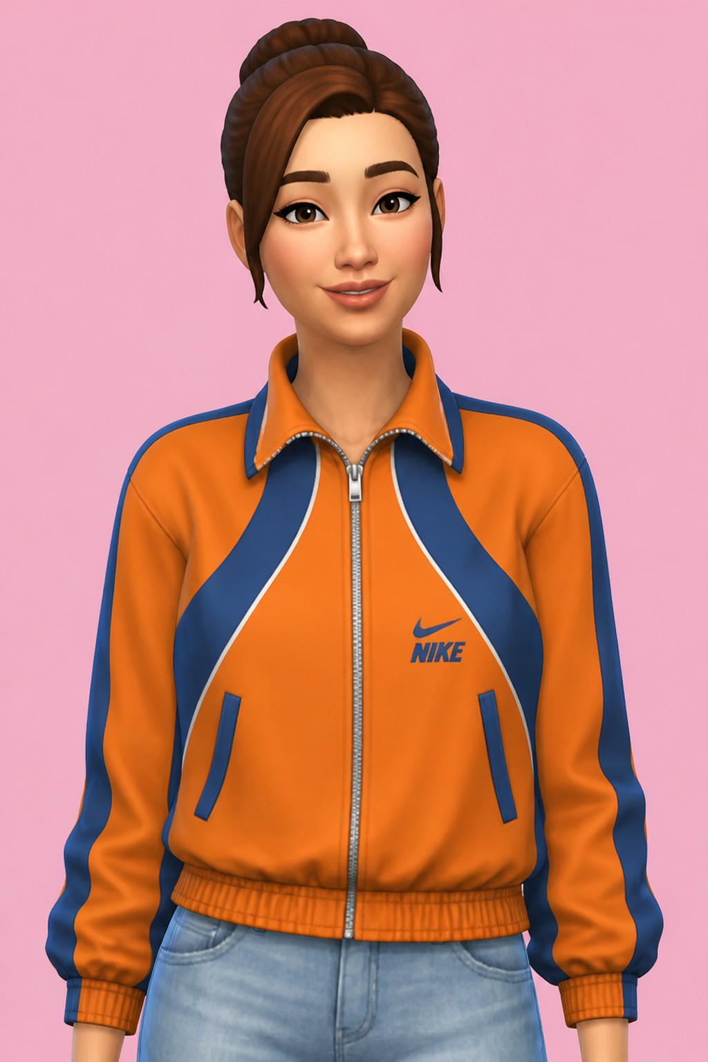 Nike Track Jacket custom content (CC) for Sims 4 by u16475811