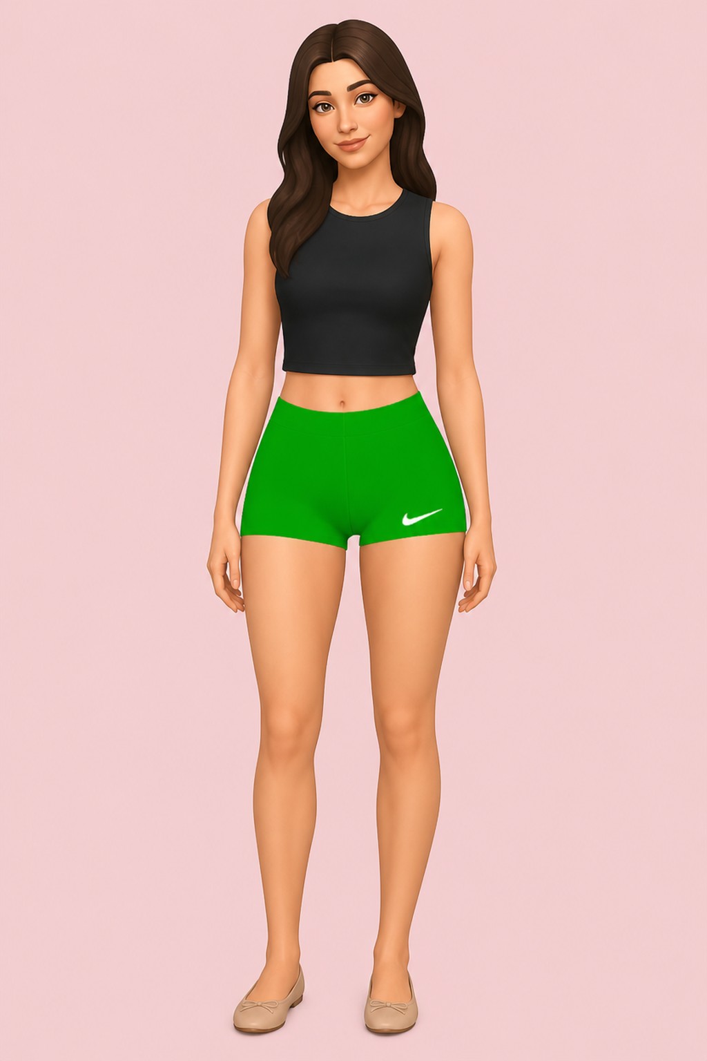 Heatwave Nike Shorts custom content (CC) for Sims 4 by brethabrat