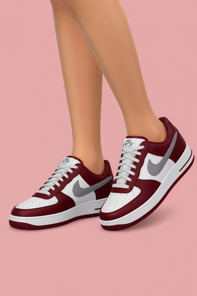 Nike Air Force One custom content (CC) for Sims 4 by lazy_eyelids
