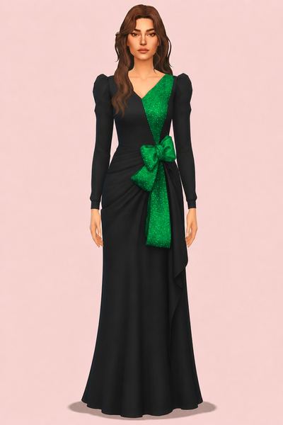 Princess of Dress II (30 color) custom content (CC) for Sims 4 by rustysims