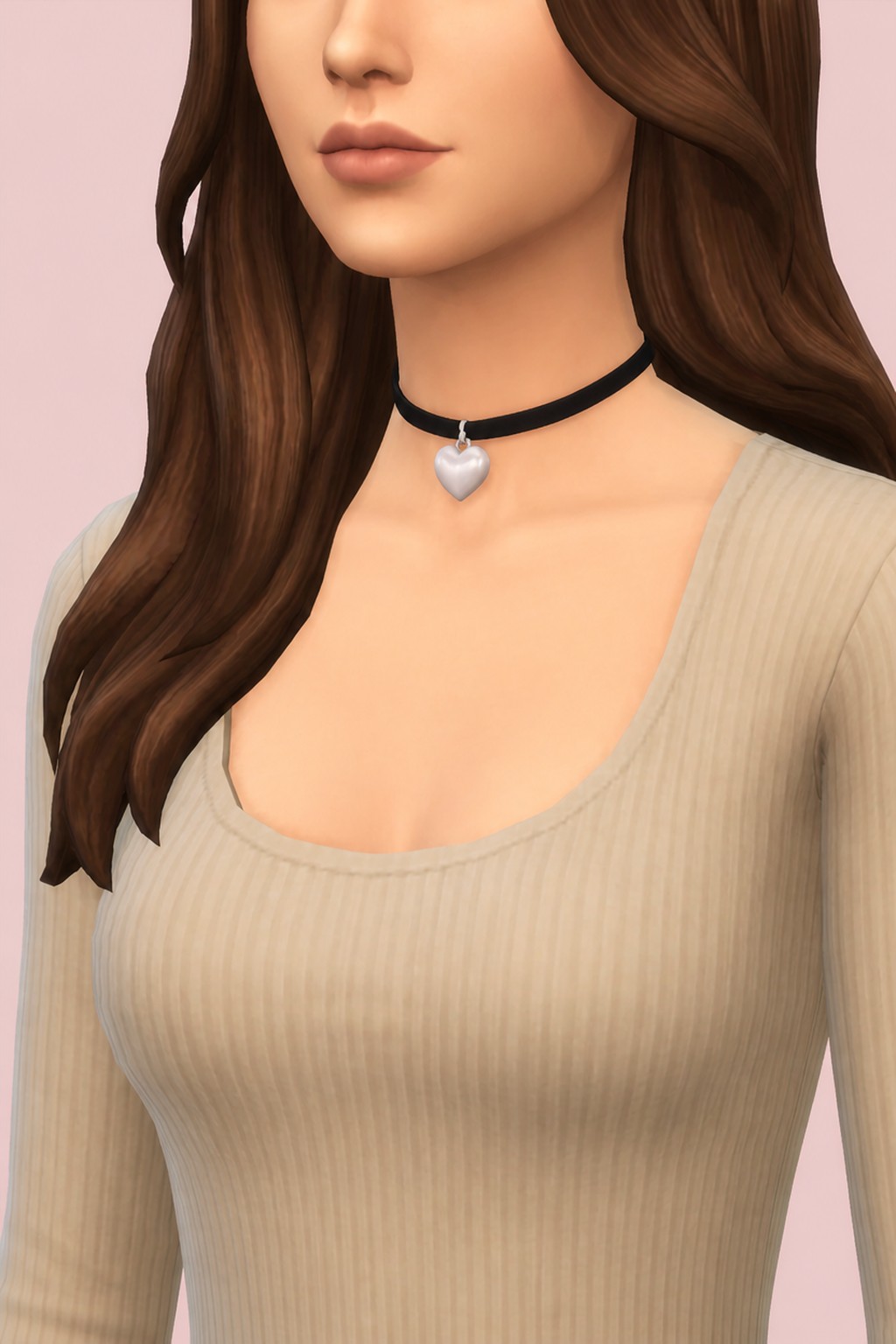 Dainty Necklace custom content (CC) for Sims 4 by caiocc