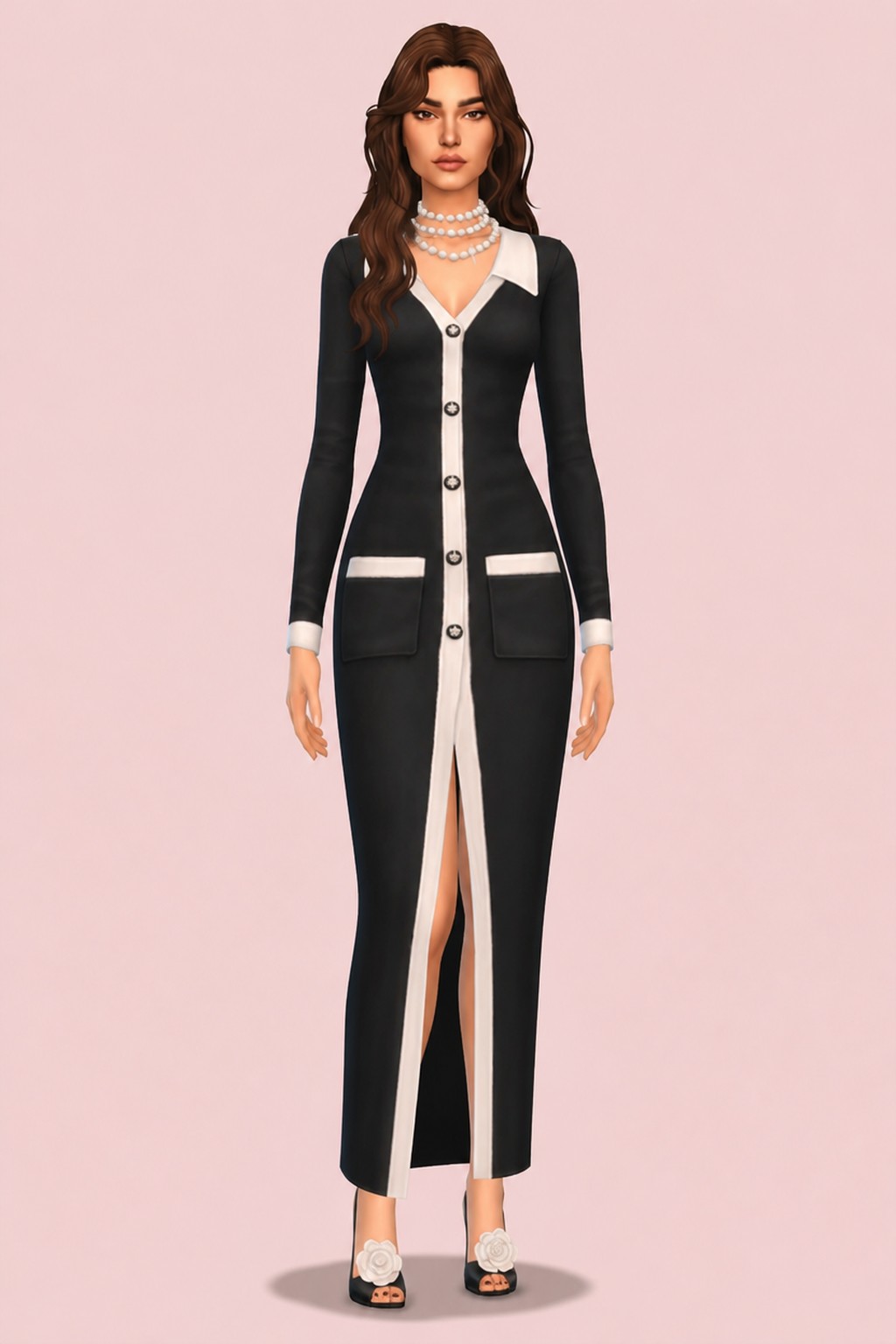 The Camellia Collection custom content (CC) for Sims 4 by sentate