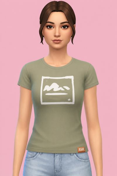 (FFK) T-Shirt custom content (CC) for Sims 4 by casteru