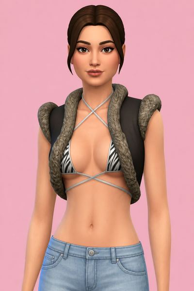 Love Like Fire Top custom content (CC) for Sims 4 by Belaloallure1