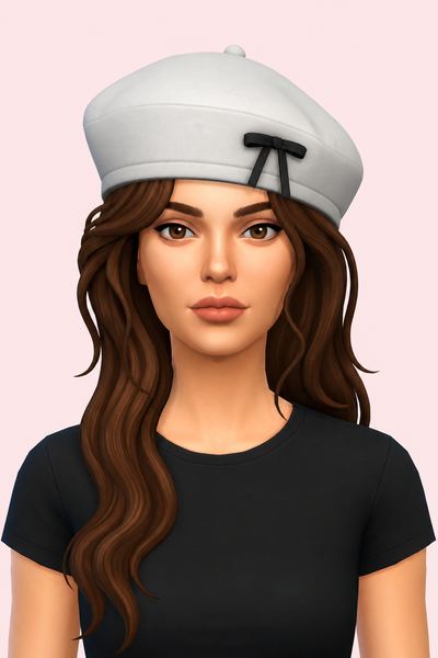 Beret custom content (CC) for Sims 4 by RIMINGs
