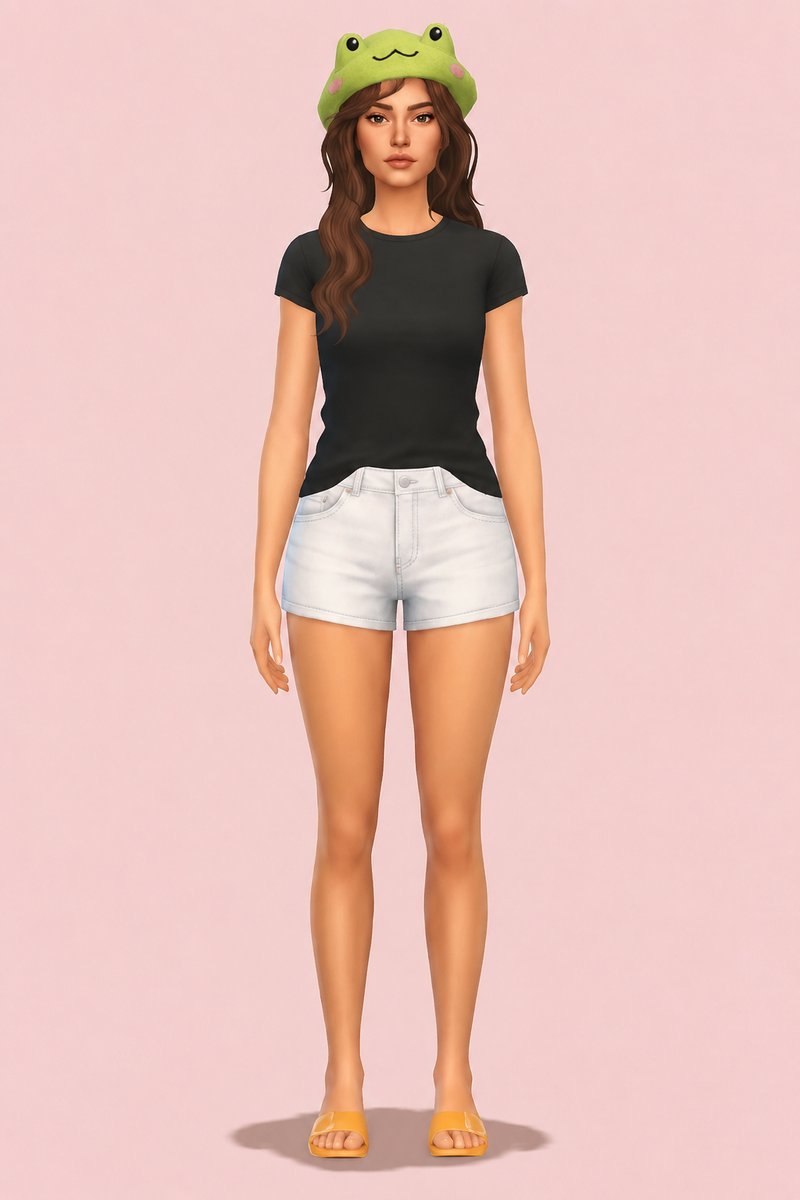 Cherish Beret custom content (CC) for Sims 4 by trillyke