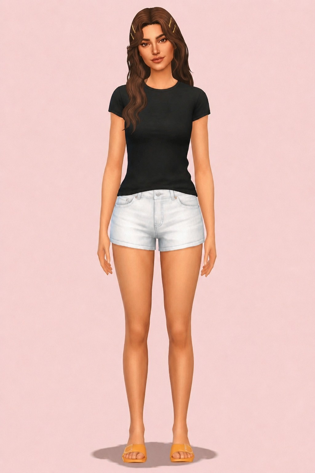 Saori Clip custom content (CC) for Sims 4 by TwistedCat
