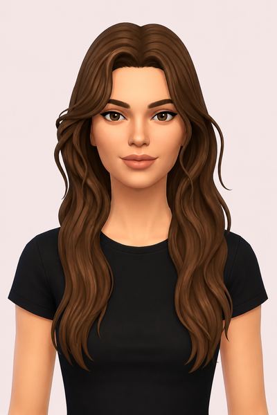 HAIR N26 YUKI2 custom content (CC) for Sims 4 by JINOSIMS
