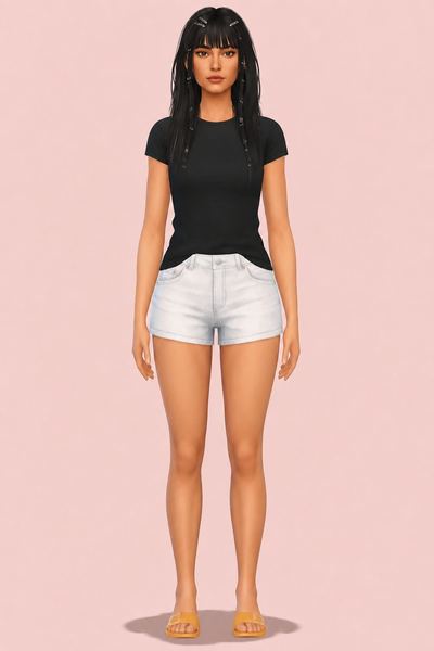 ACC N8 YUKI custom content (CC) for Sims 4 by JINOSIMS