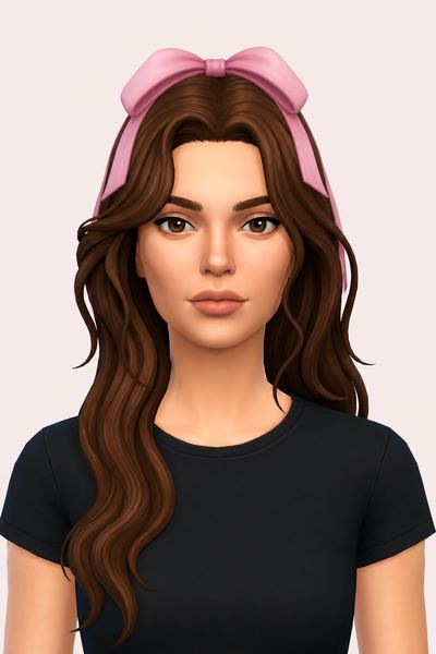 Belladona Bow custom content (CC) for Sims 4 by enriques4