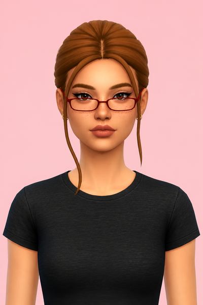 CONSTANCE HAIR BY IMVIKAI custom content (CC) for Sims 4 by imvikai