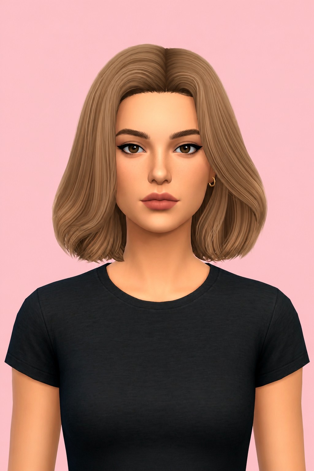 ELSA HAIR custom content (CC) for Sims 4 by simpliciaty