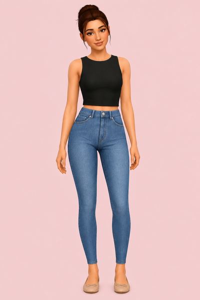 Work Hard Skinny Jeans