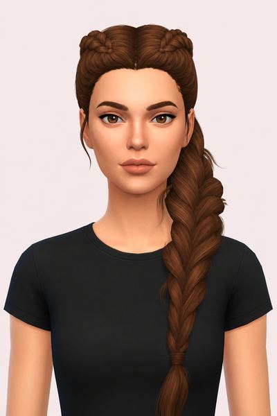 Já Acabou Jéssica? Hairstyle | Updated custom content (CC) for Sims 4 by absolutelyiconic