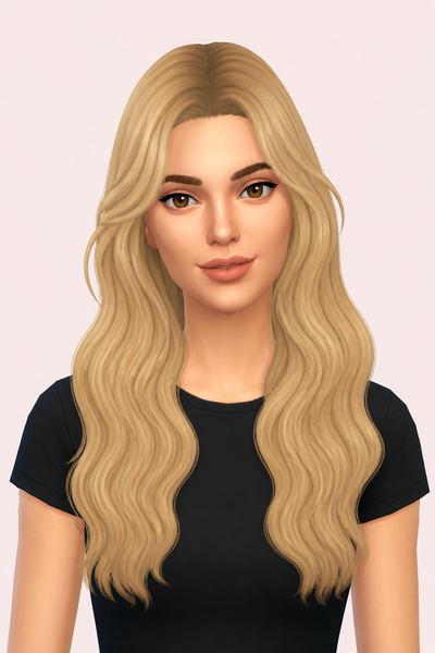 VALENTINE HAIR custom content (CC) for Sims 4 by viccss