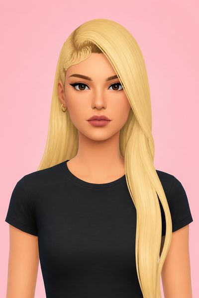 romantic style Sims 4 CC — example render