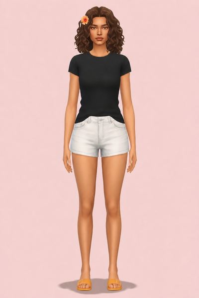 Shaye Hairstyle (Unisex) by simstrouble custom content (CC) for Sims 4 by simstrouble