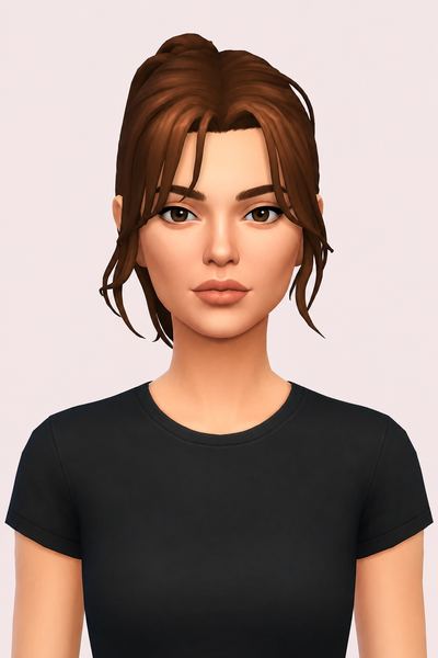 Jenny Hair Toddler custom content (CC) for Sims 4 by sunivaa