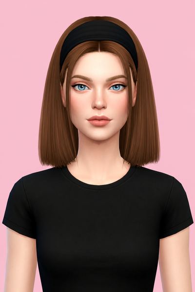 CECILIA HAIR custom content (CC) for Sims 4 by simpliciaty