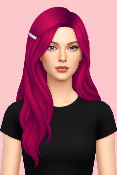 Aileen Hair custom content (CC) for Sims 4 by oydis