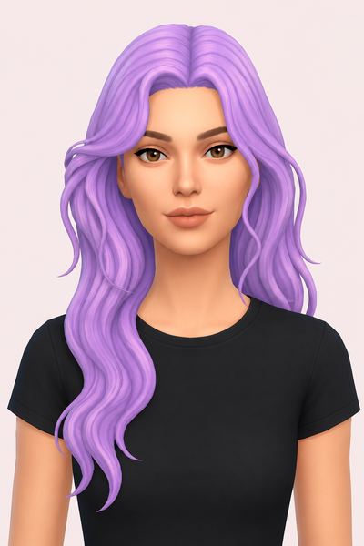 Rowen Hair custom content (CC) for Sims 4 by oydis
