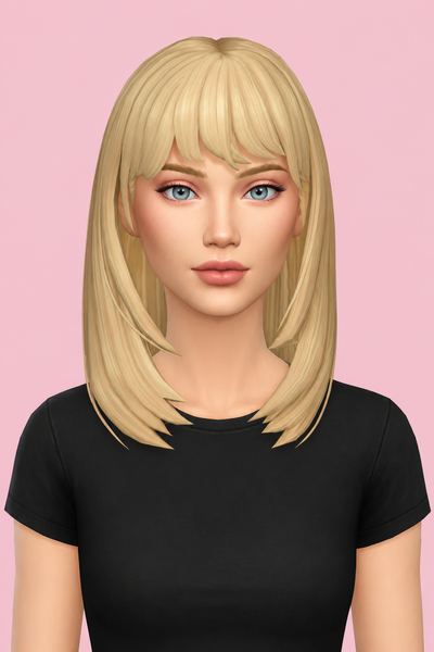 Wattson Hair custom content (CC) for Sims 4 by aharris00britney