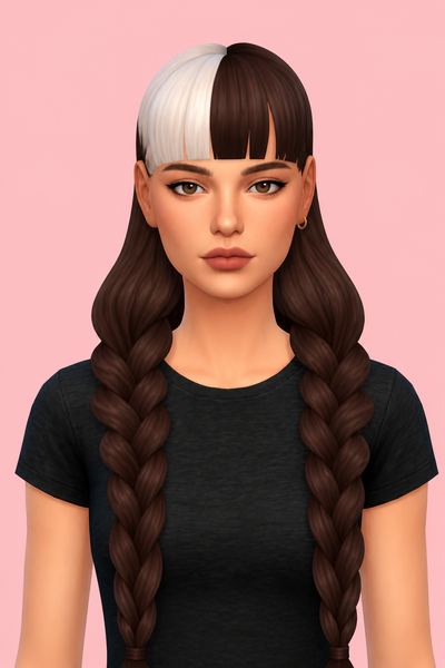 Meadow Hairstyle custom content (CC) for Sims 4 by leahlillith