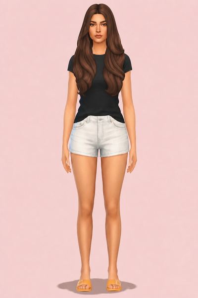 [EnriqueS4] Frida Hairstyle custom content (CC) for Sims 4 by enriques4