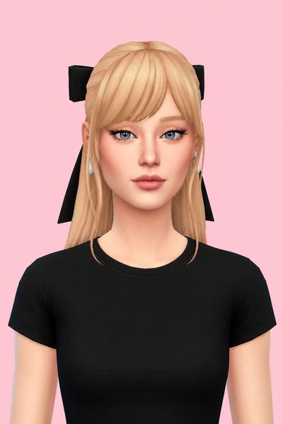 ariana hair custom content (CC) for Sims 4 by arethabee