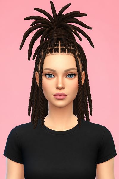 PALM TREE LOCS EH SIMS X KHADIJAH551 custom content (CC) for Sims 4 by khadijah551