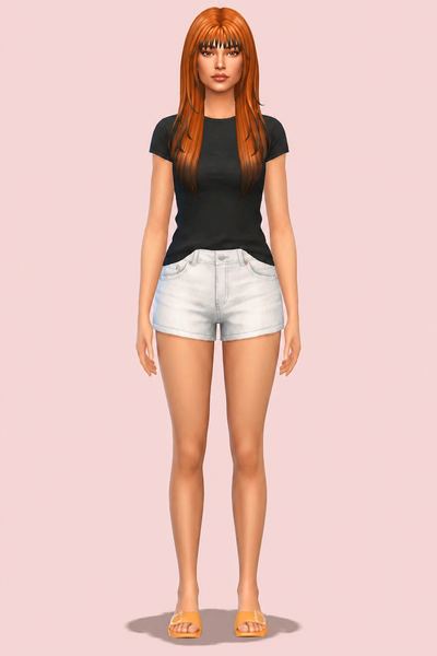 Nicole Hairstyle by simstrouble custom content (CC) for Sims 4 by simstrouble