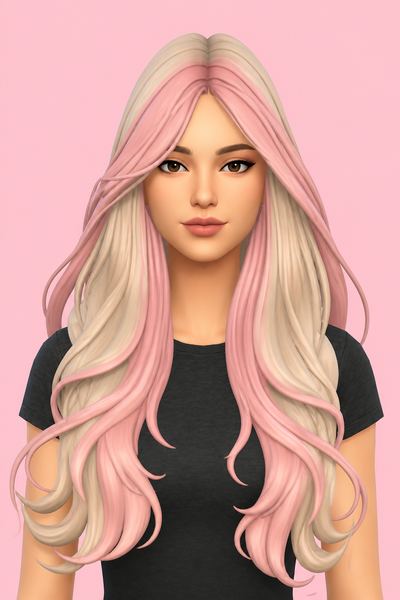 Alira Hairstyle custom content (CC) for Sims 4 by leahlillith