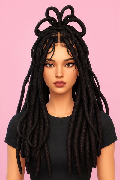 NOVA LOCS BY IMVIKAI custom content (CC) for Sims 4 by imvikai