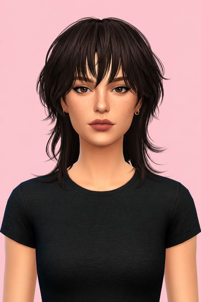 [Hezeh]Hair_No.65 custom content (CC) for Sims 4 by Hezeh
