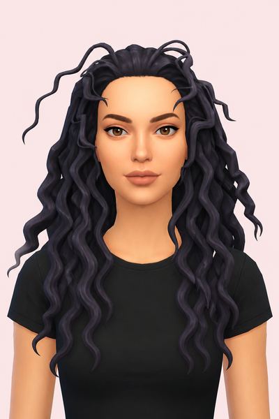 Ursa Hair custom content (CC) for Sims 4 by simmandy